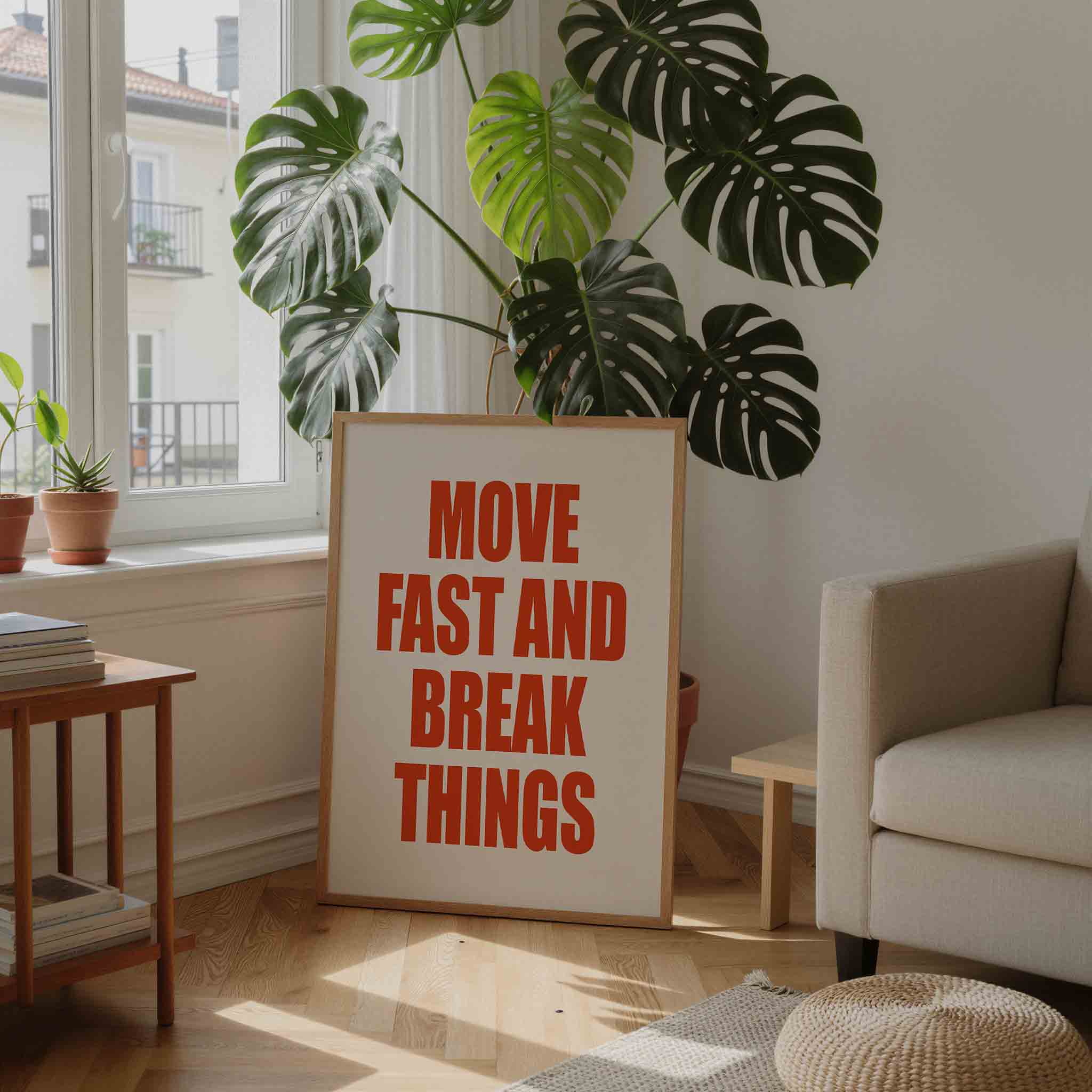 Move fast and break things Poster