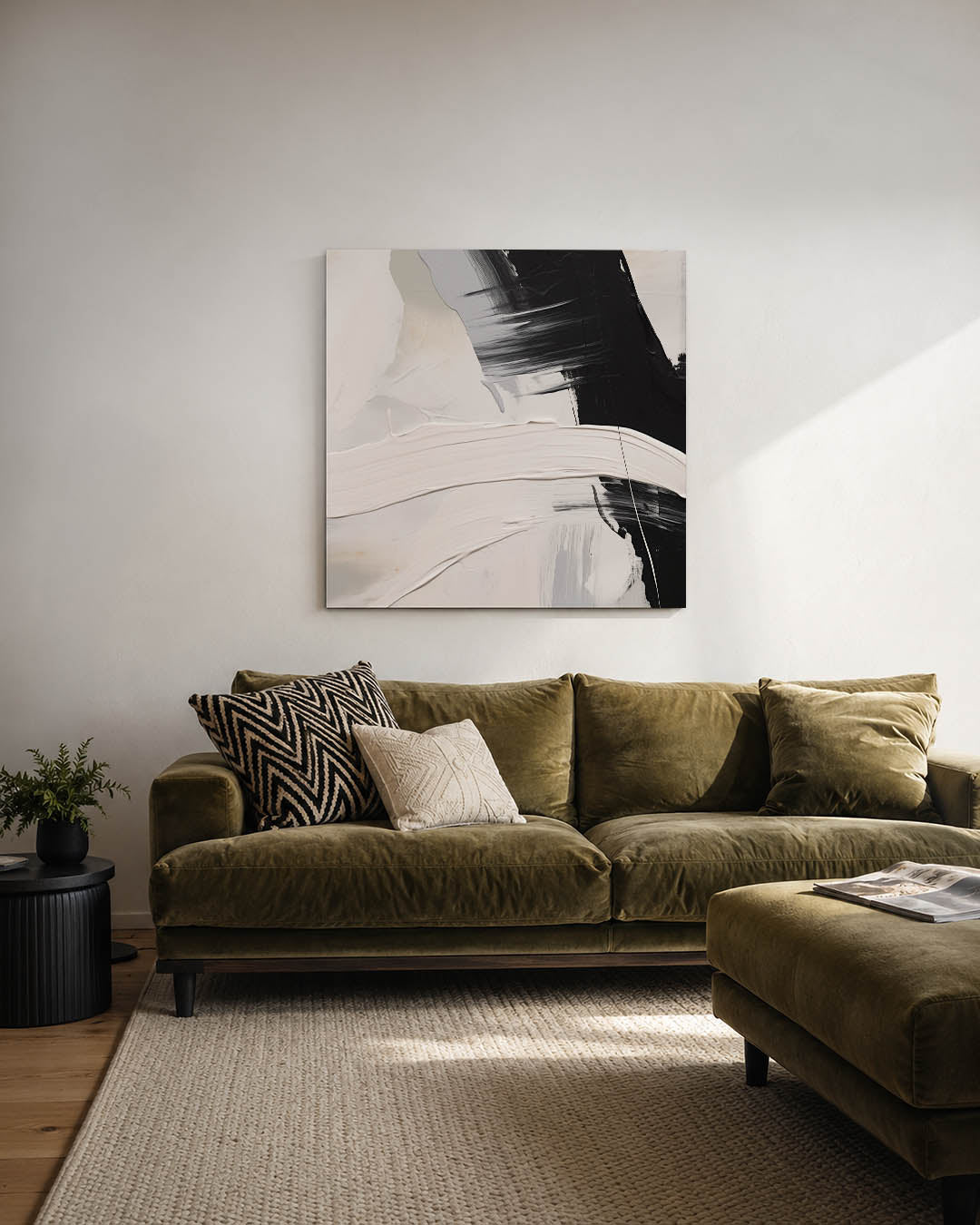 Penseelstreken Kunstwerk