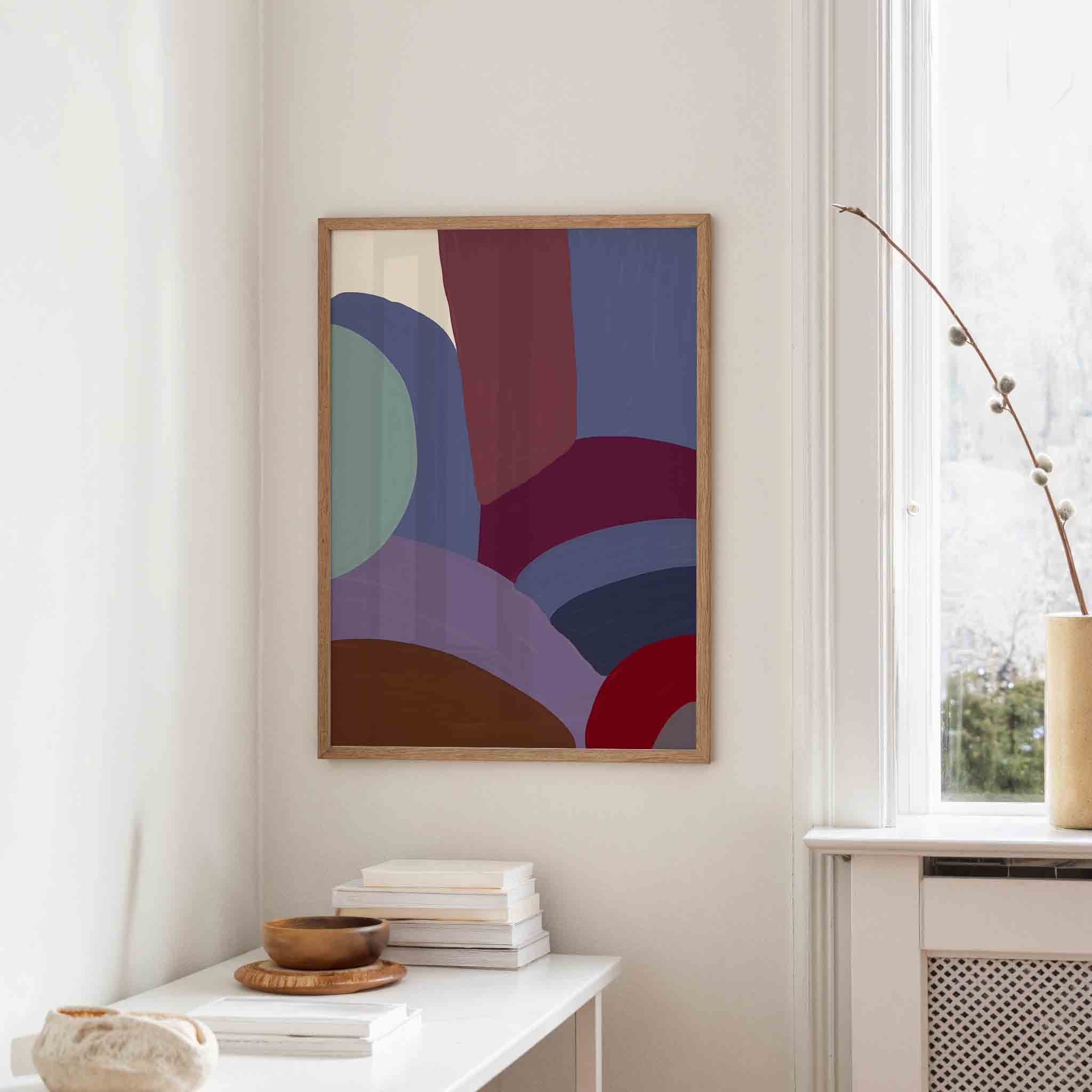 Abstracte vormen Poster