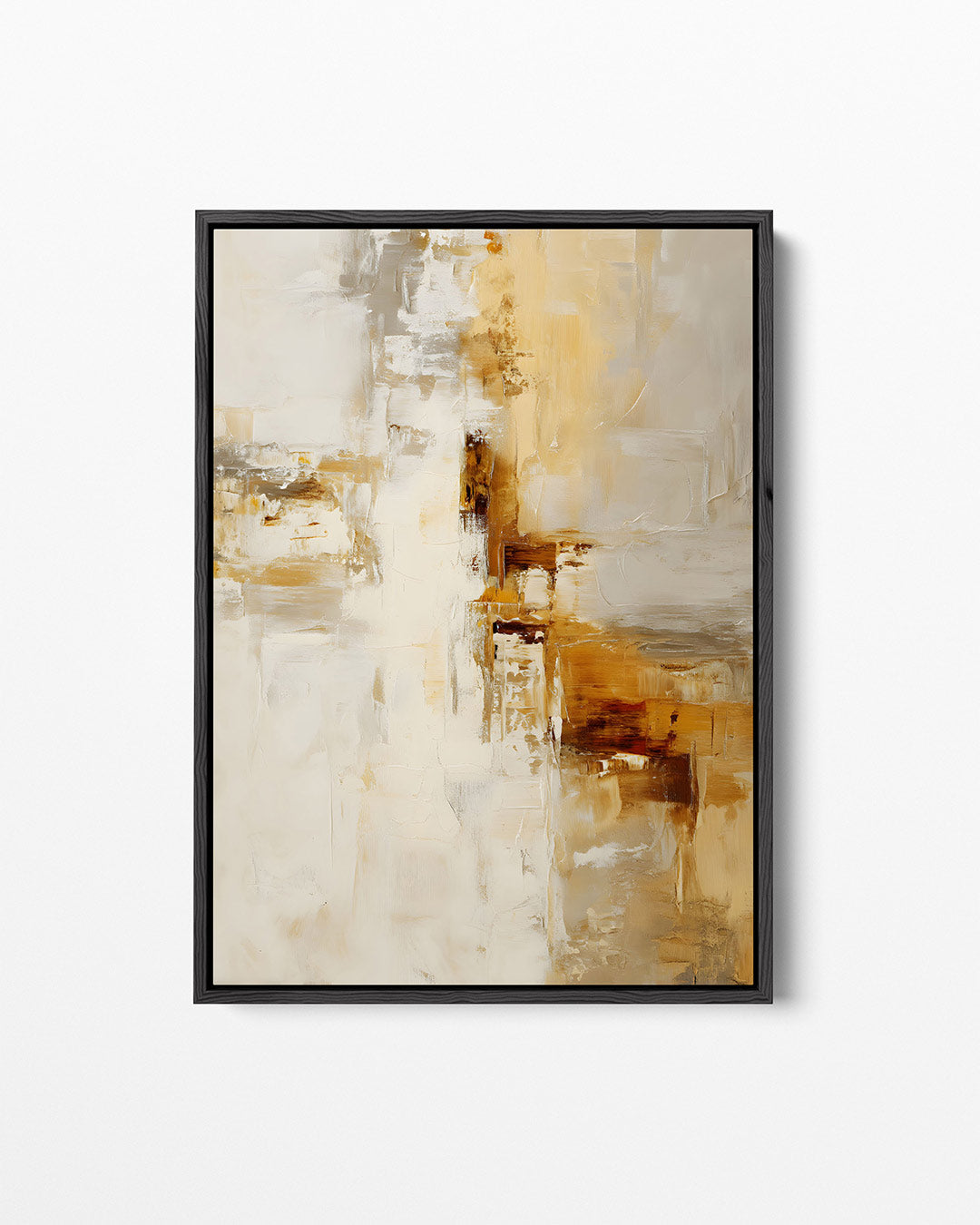 Gelaagde kleurencompositie Kunstwerk