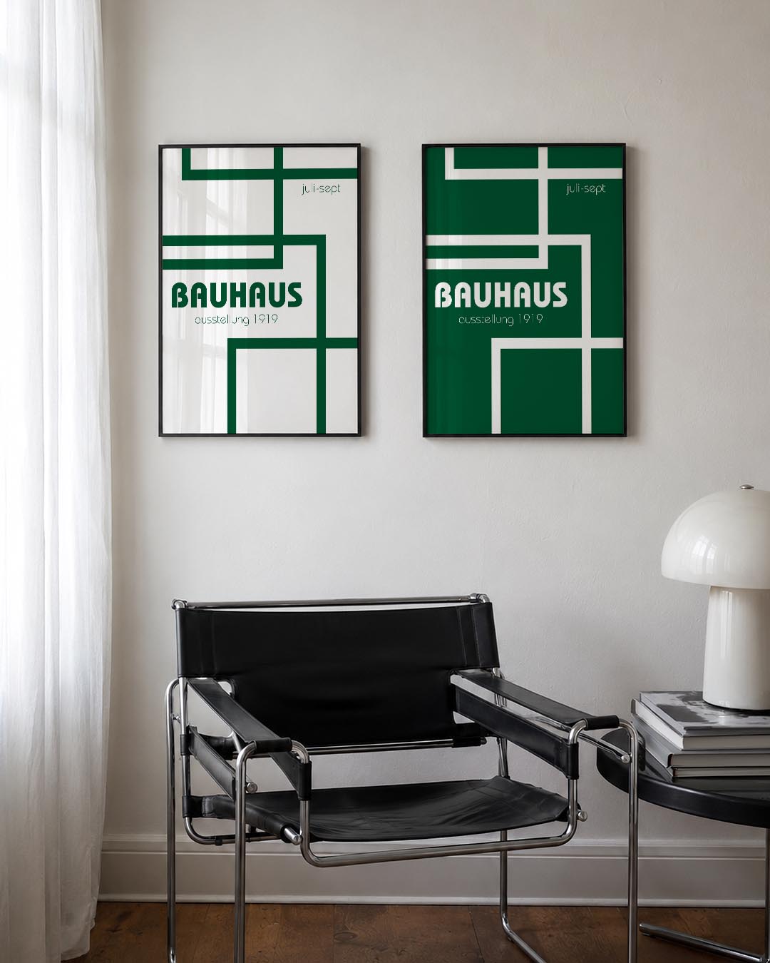 Lijnen en tekst Posterset