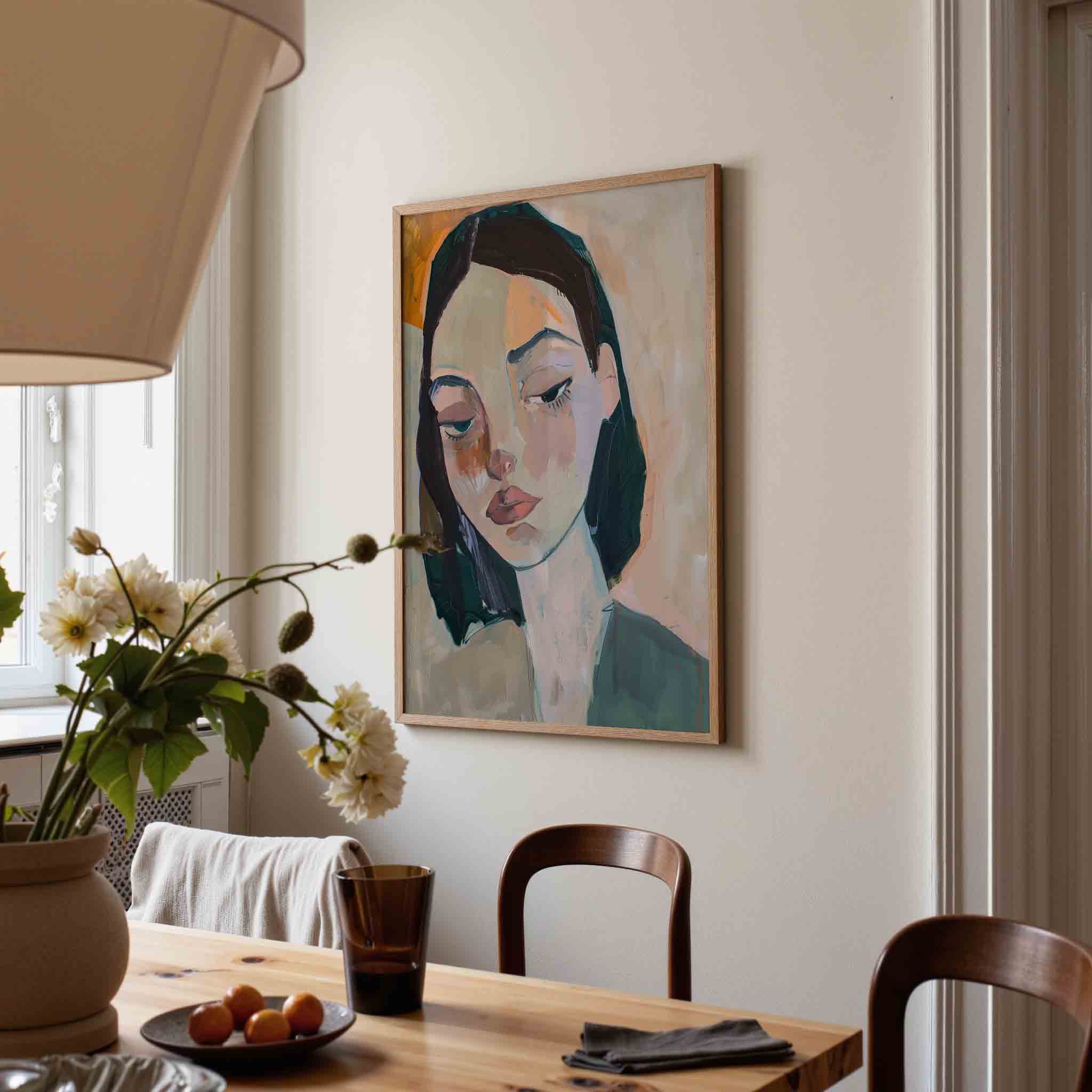 Vrouwelijk portret Poster