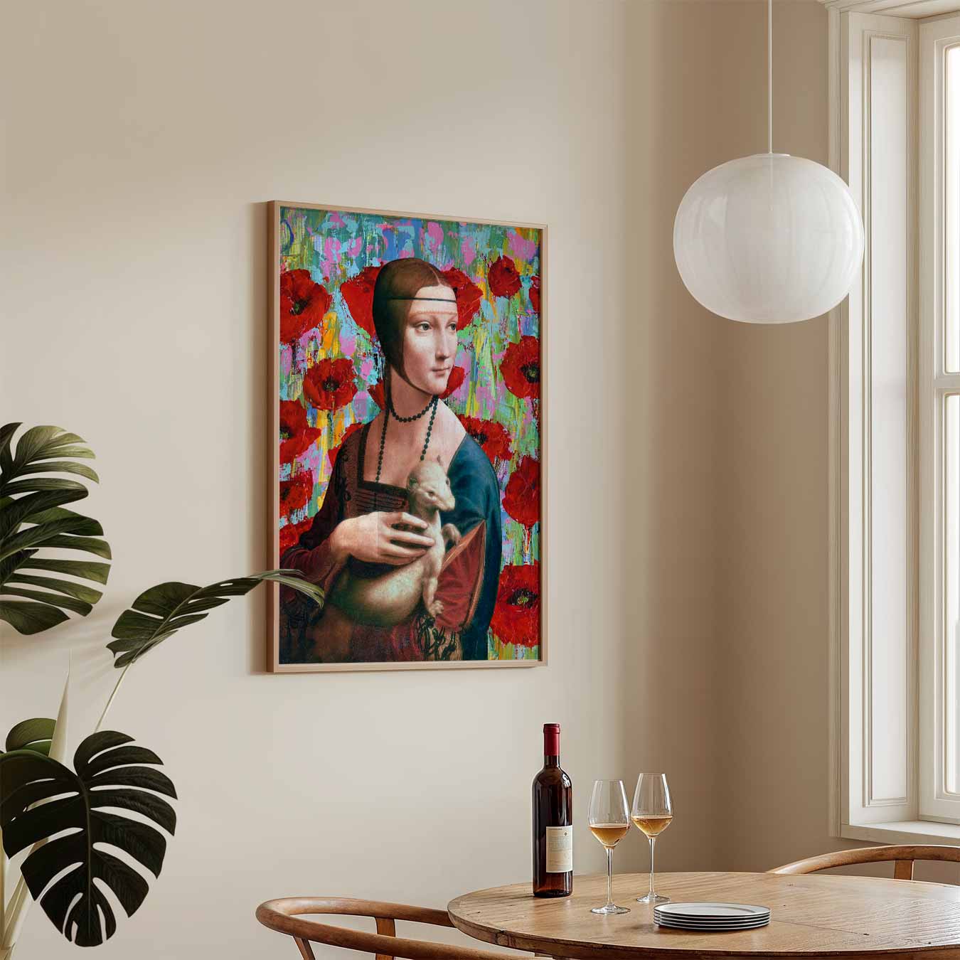 Vrolijke Renaissance Popart Poster-WallArtistic