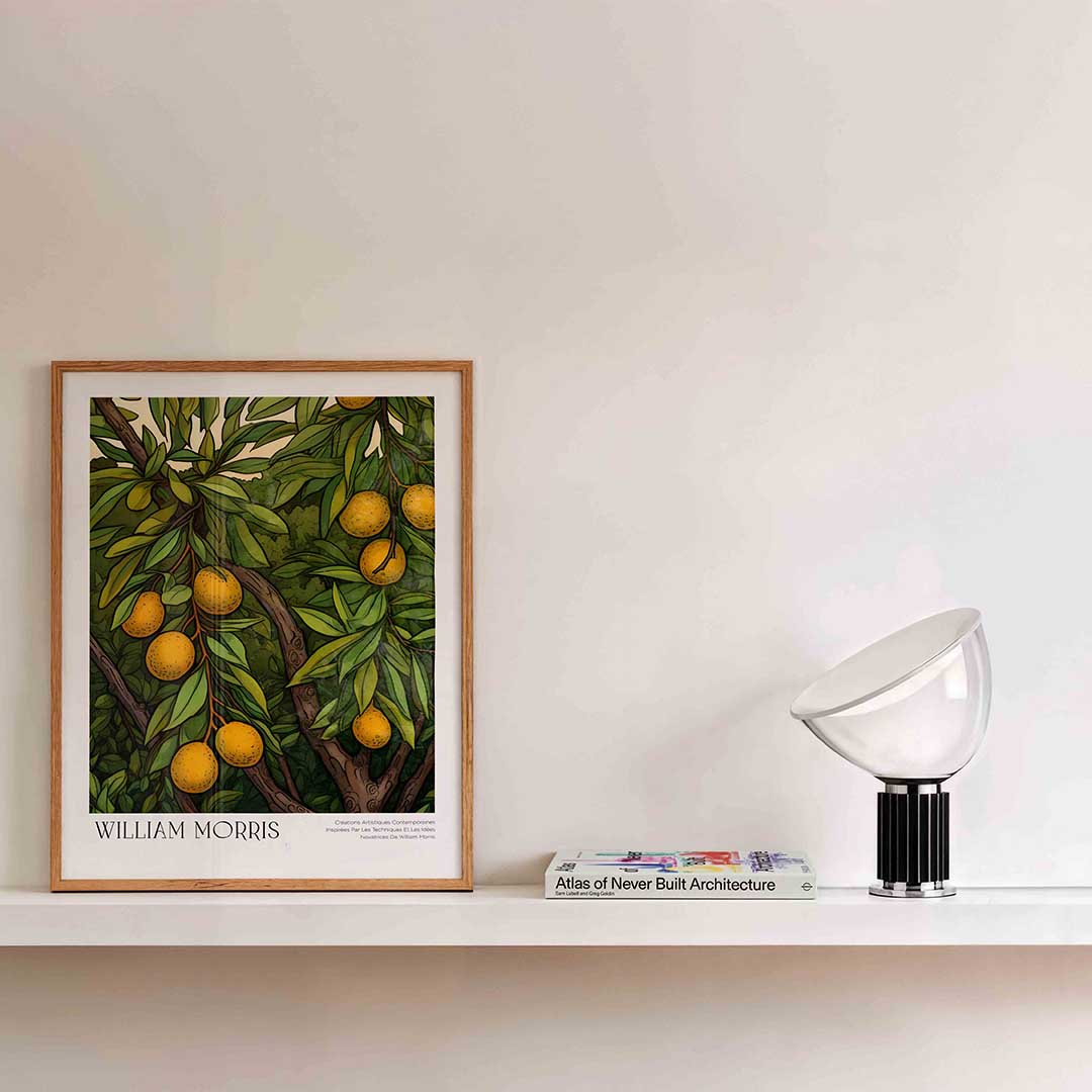 Citrusboom met bladeren Poster