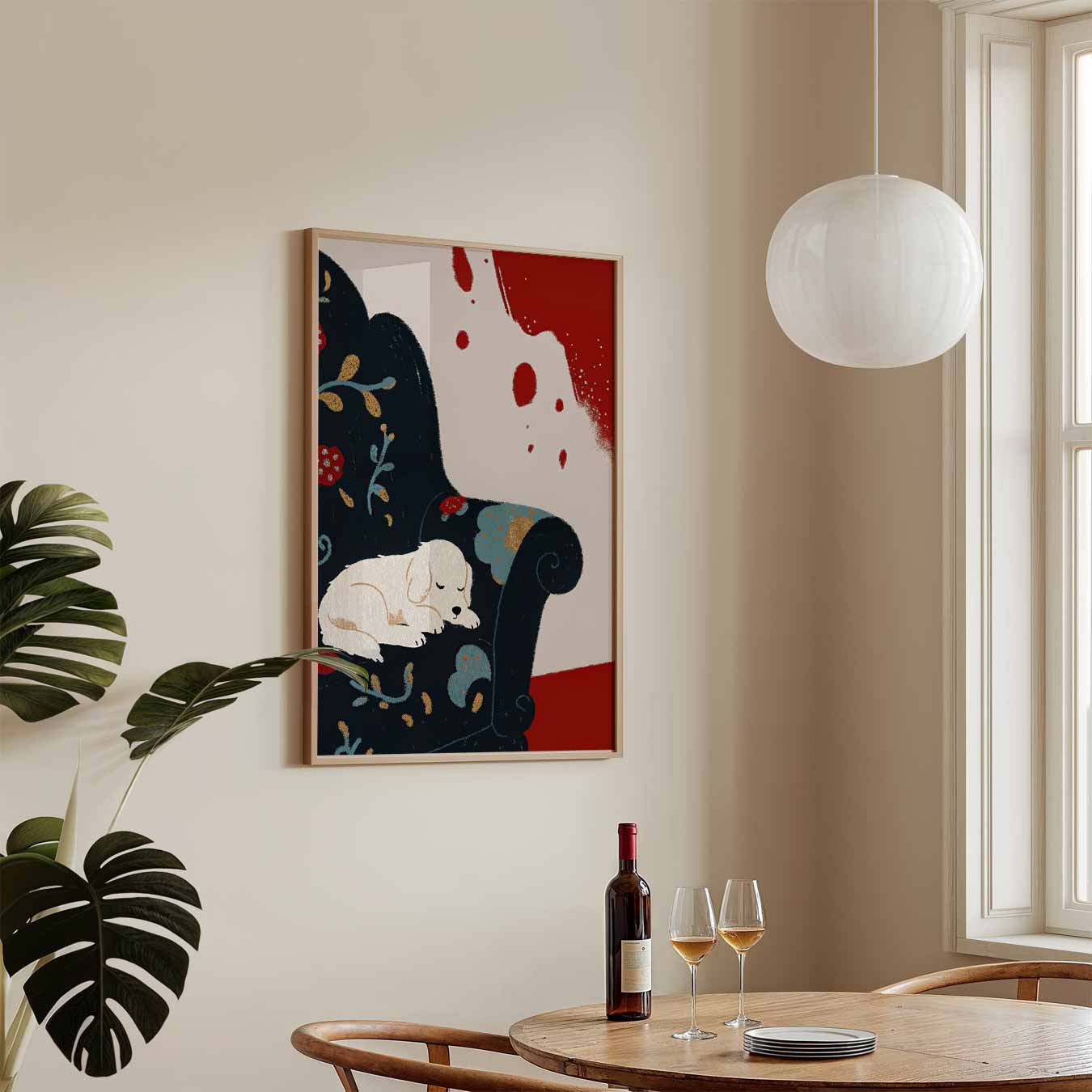 Schattige Slaapplek Poster-WallArtistic