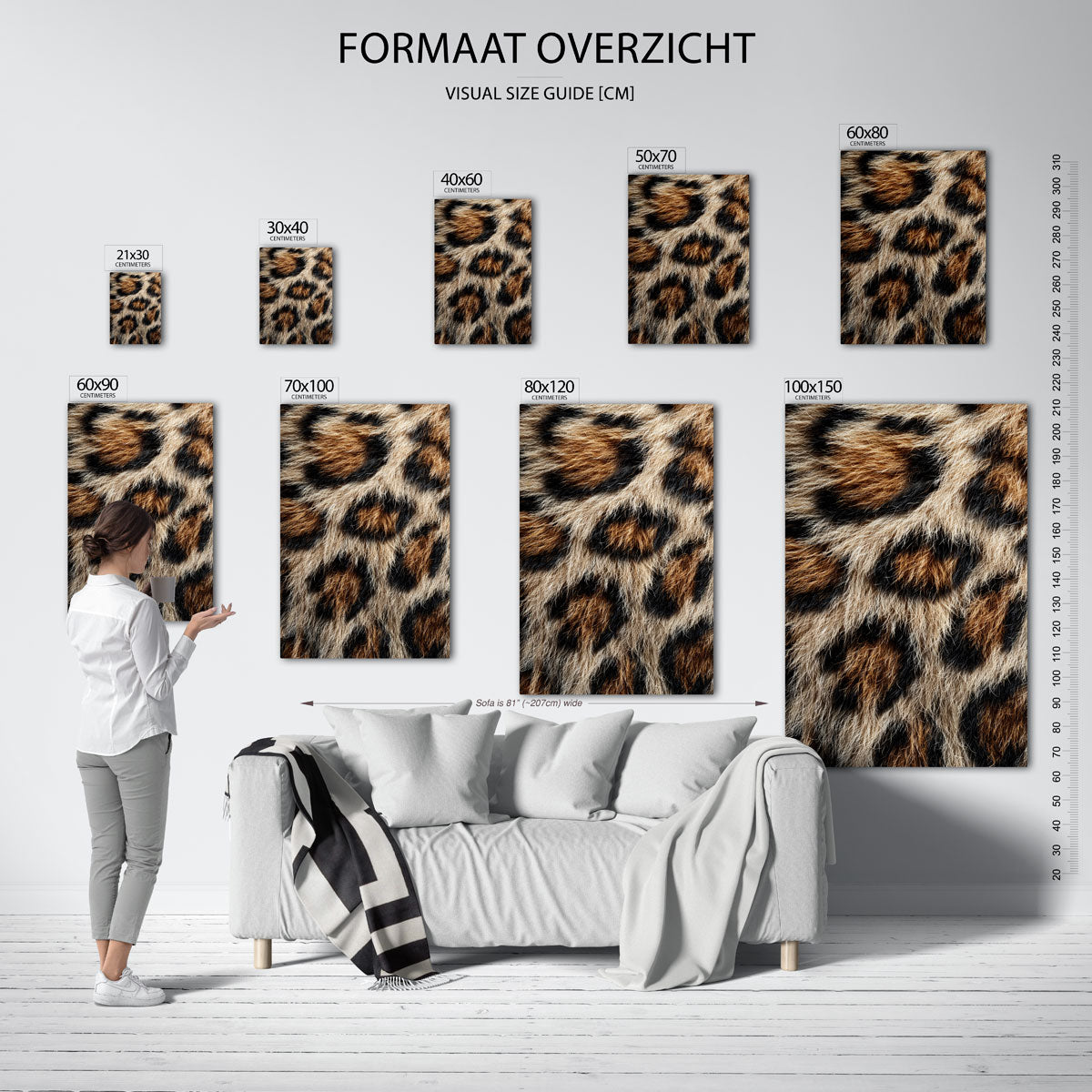 Luipaardprint Poster