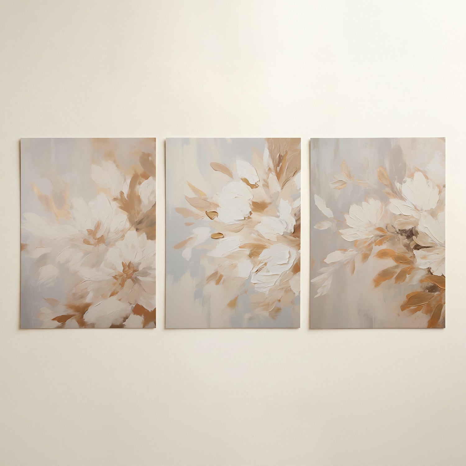 Bloemige zachtte Posterset