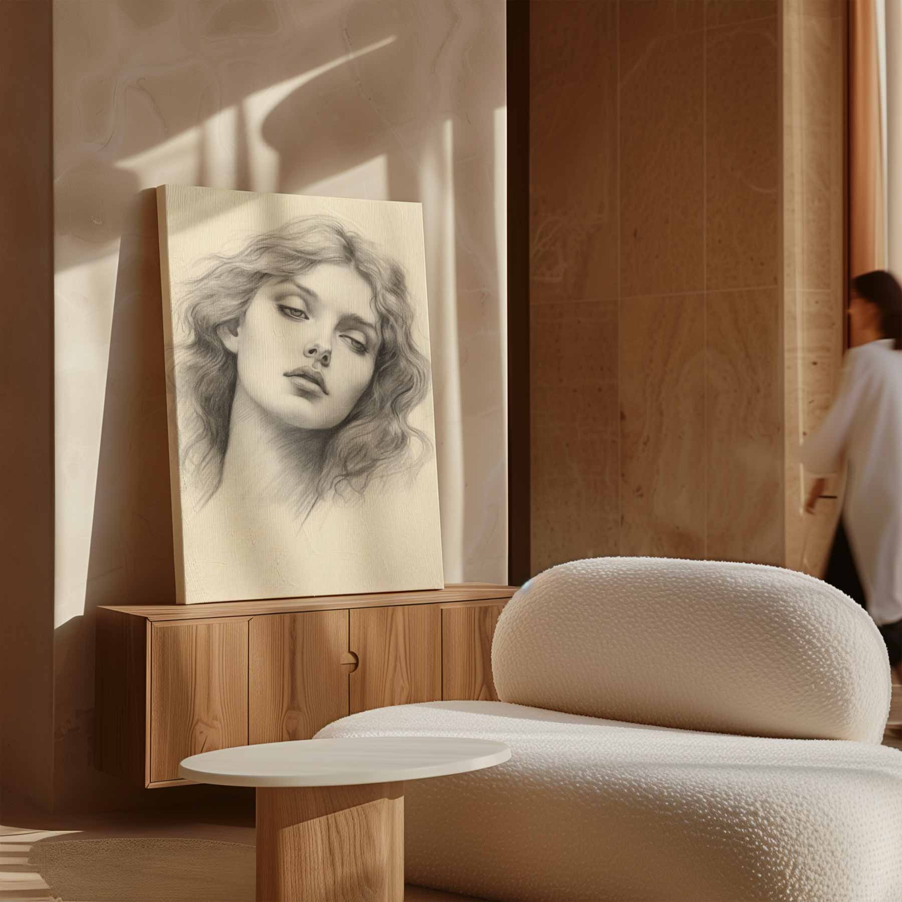 Dromerige Blik Kunstwerk-canvas-dibond-plexiglas-wanddecoratie-WallArtistic