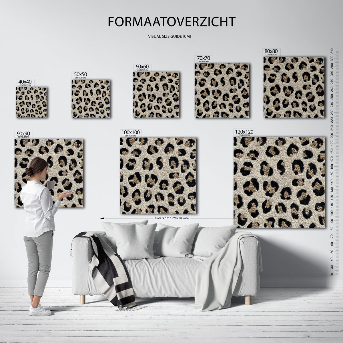 Luipaardprint Poster