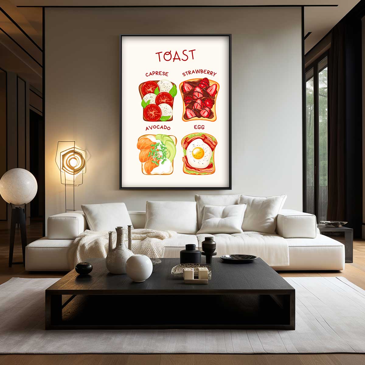 Toast Inspiratie Kunstwerk Kunstwerk-canvas-dibond-plexiglas-wanddecoratie-WallArtistic
