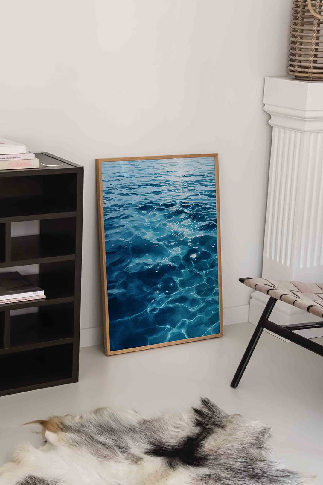 Blauwe zee Poster