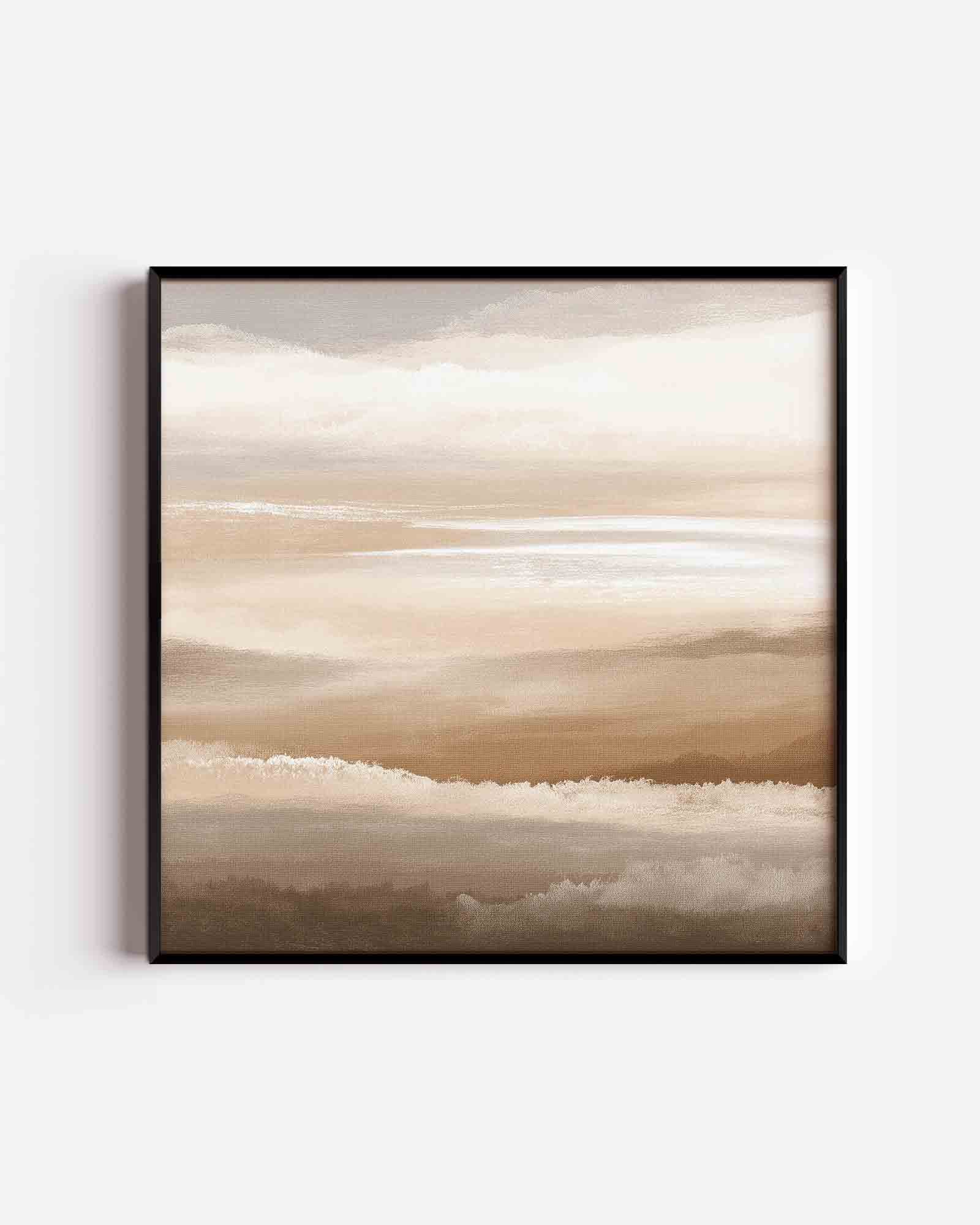 Horizontale wolken Poster