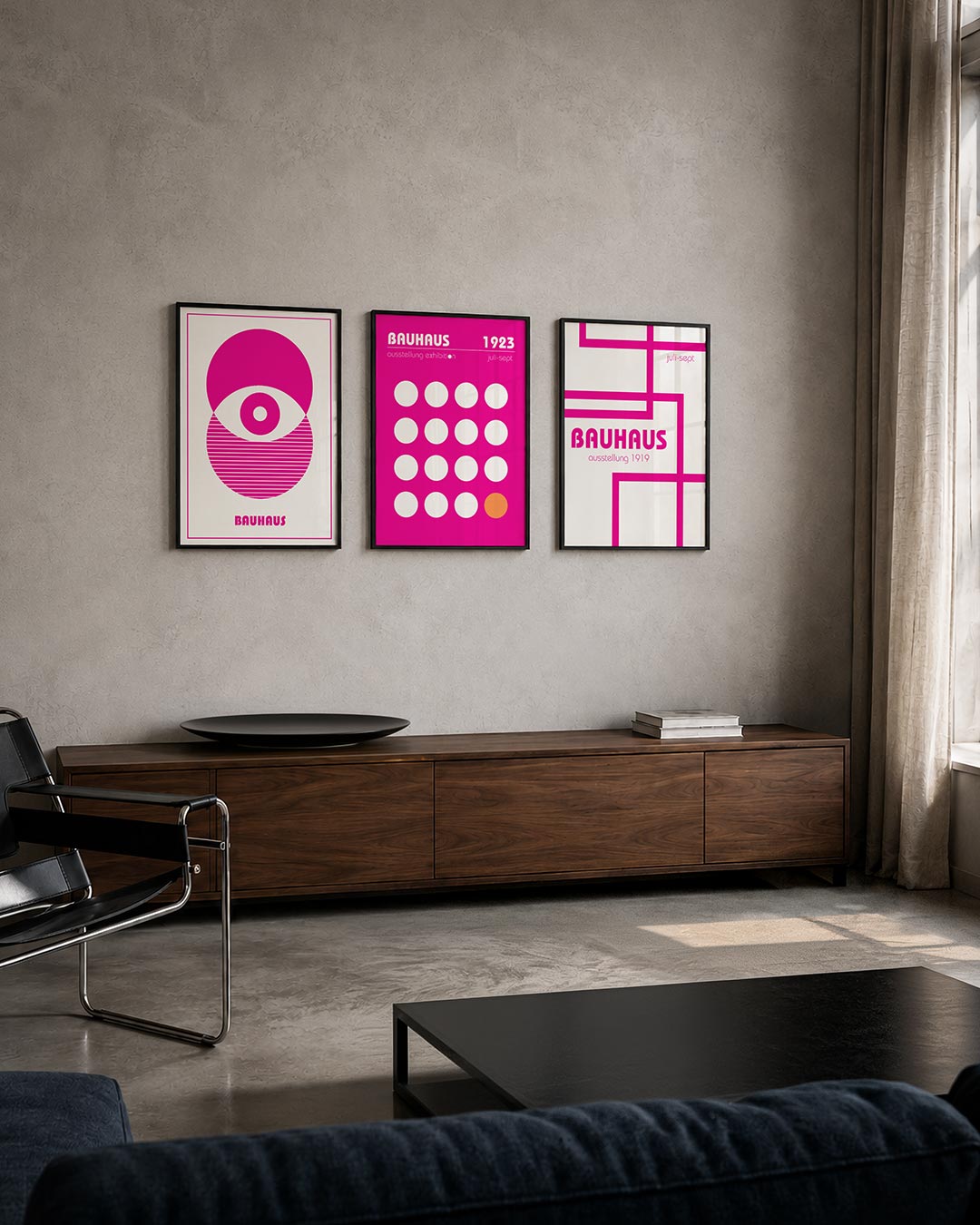 Cirkel en strepen Posterset