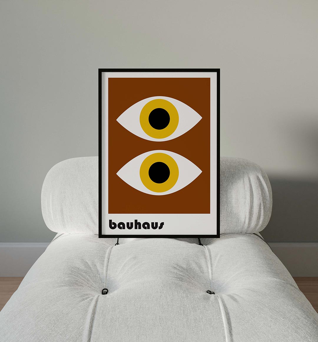 Oogvormen en kleur Poster