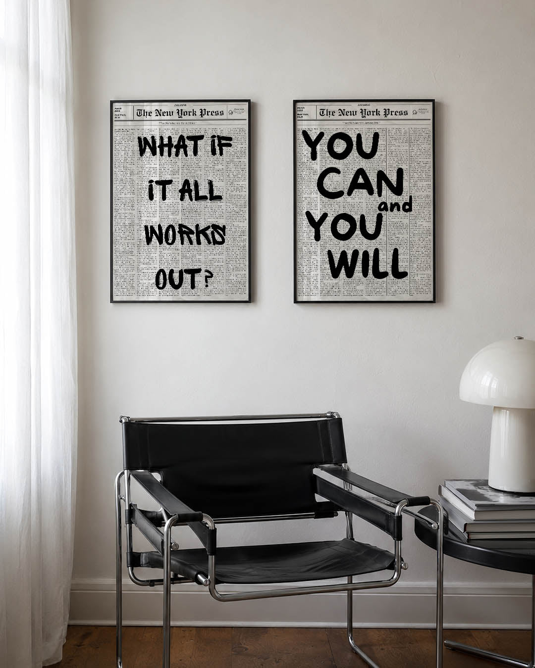 Typografische vraag Posterset