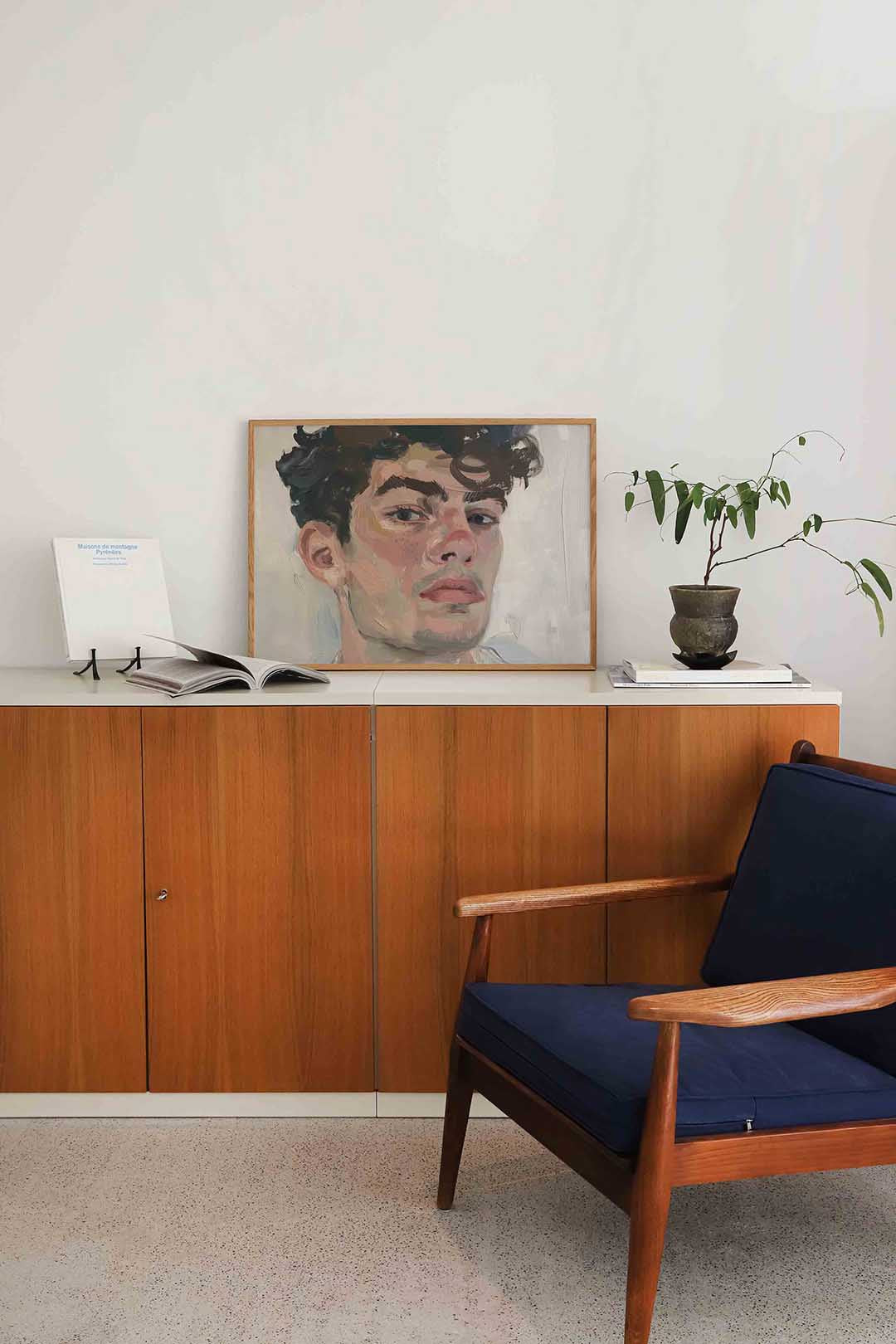 Portret van een persoon Poster