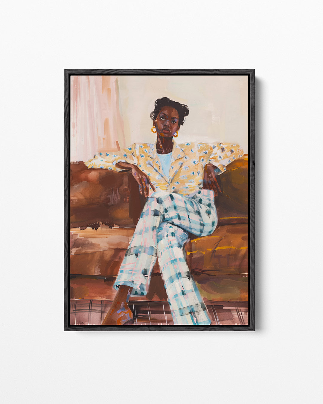 Portret compositie Kunstwerk