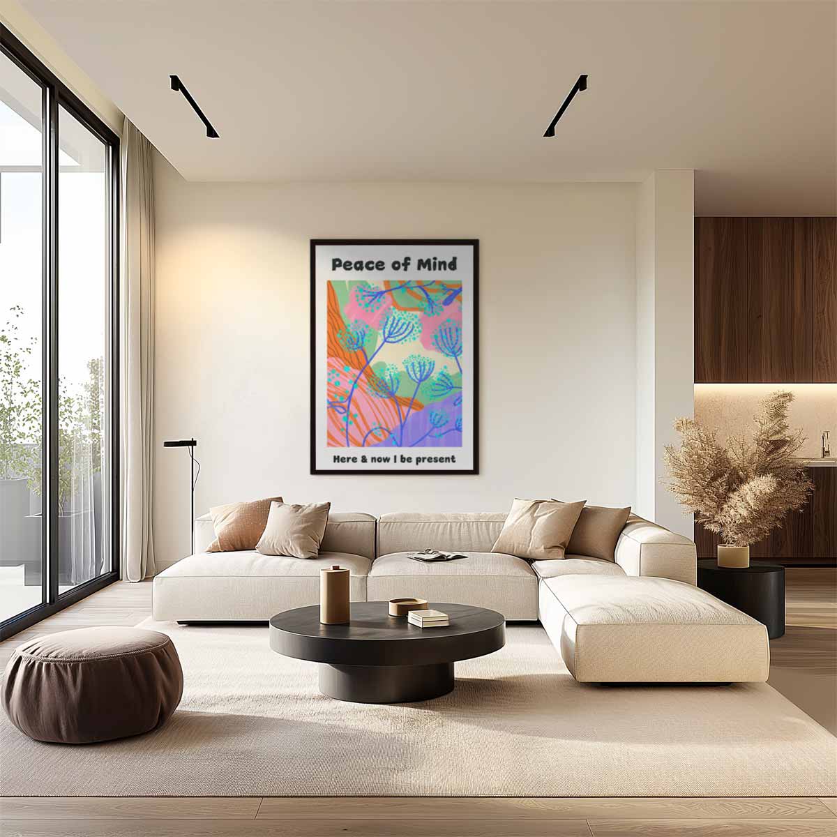 Abstract kunstwerk Kunstwerk-canvas-dibond-plexiglas-wanddecoratie-WallArtistic