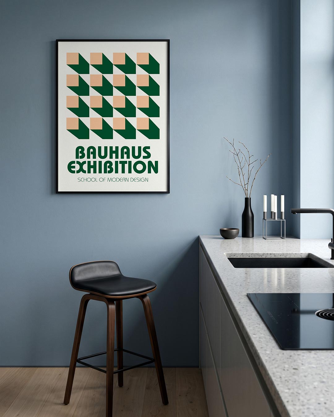 Vorm en schaduw Poster