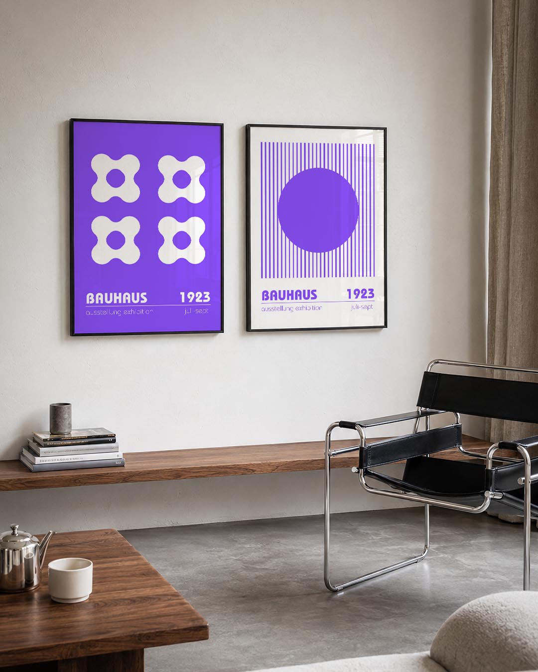 Vormenspel en kleur Posterset