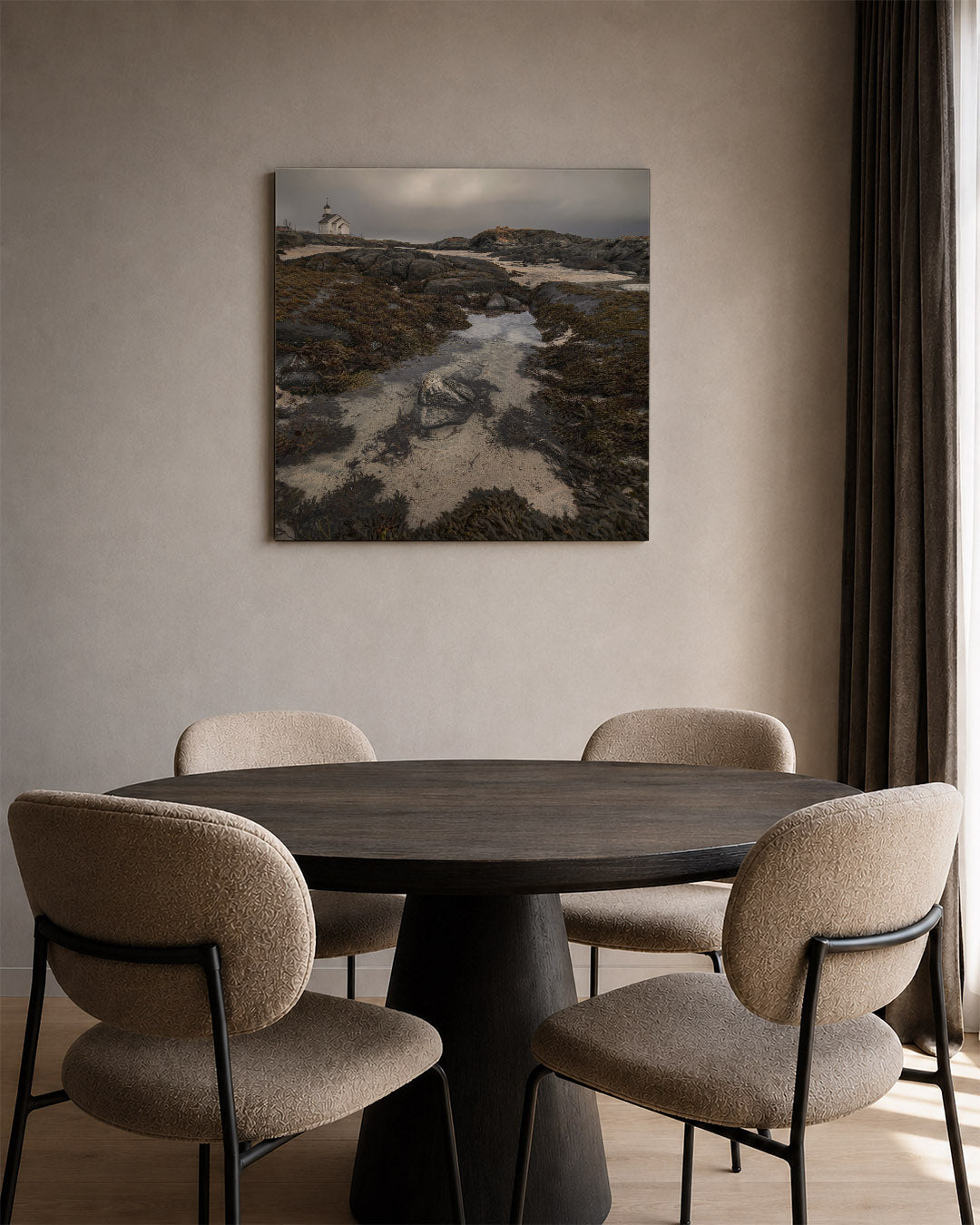 Rustige kustlijn Kunstwerk