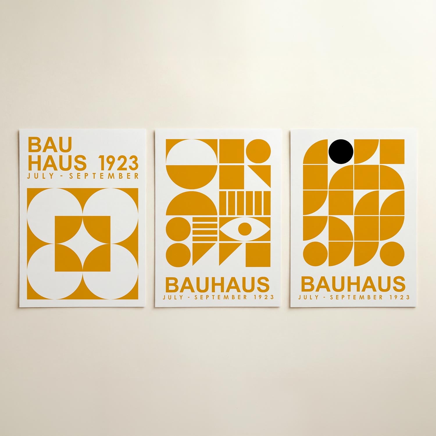 Vormen en vlakken Posterset