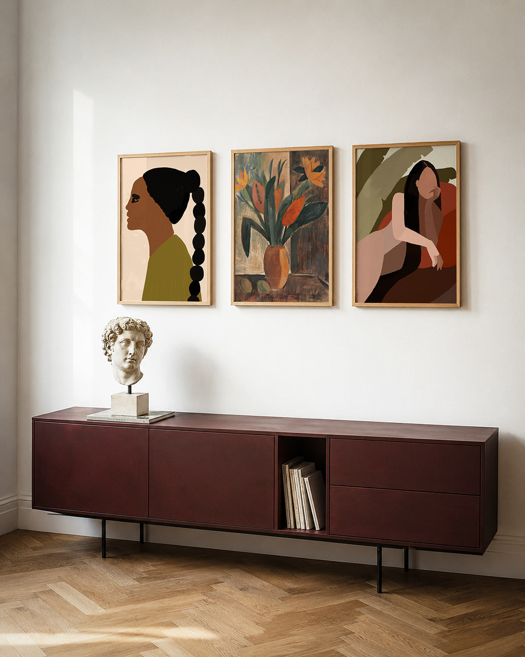 Vorm en silhouet Posterset