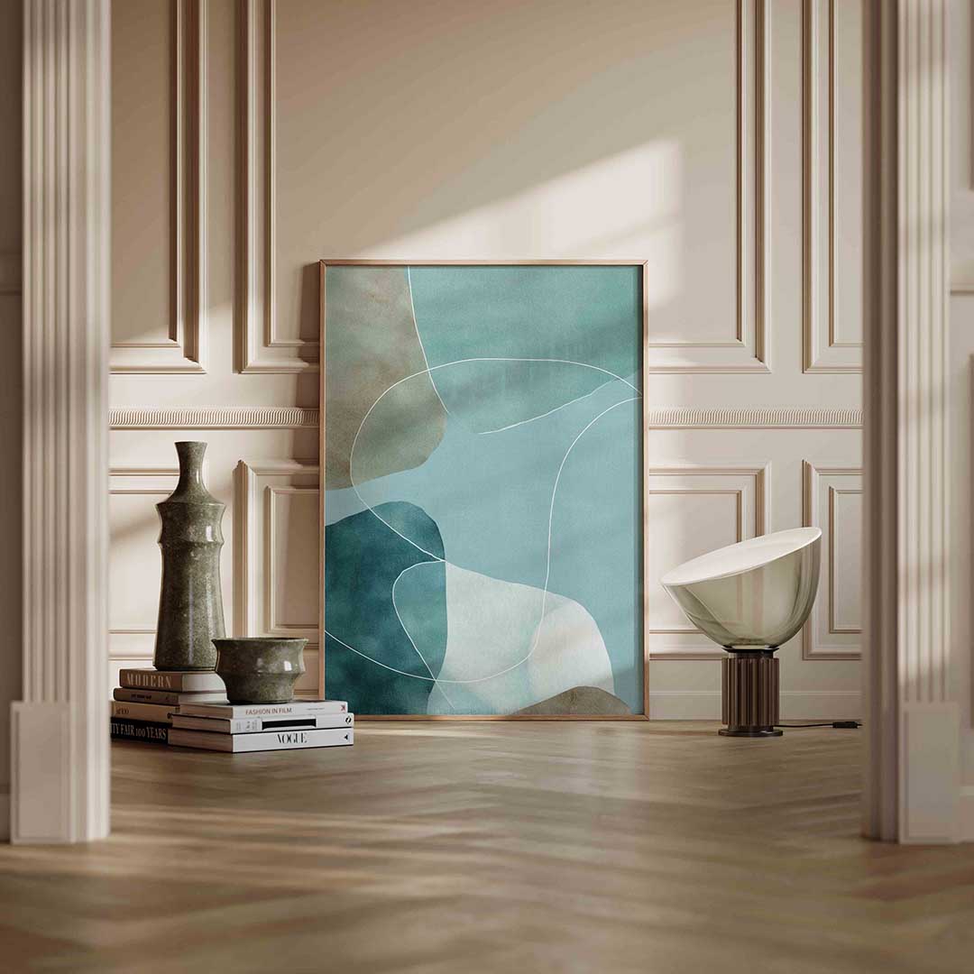 Abstracte vormen Poster