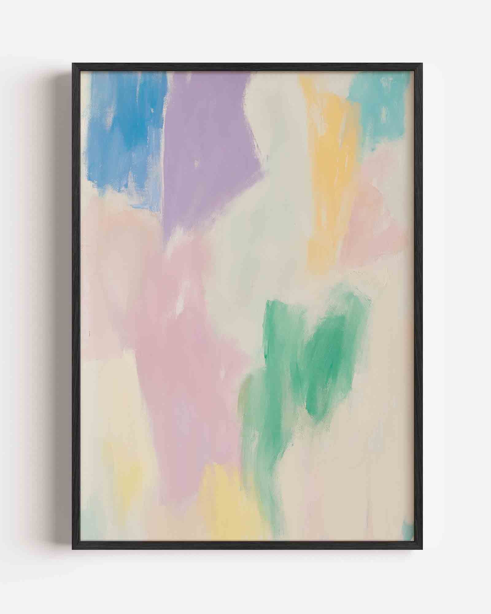Abstracte kleurencompositie Poster