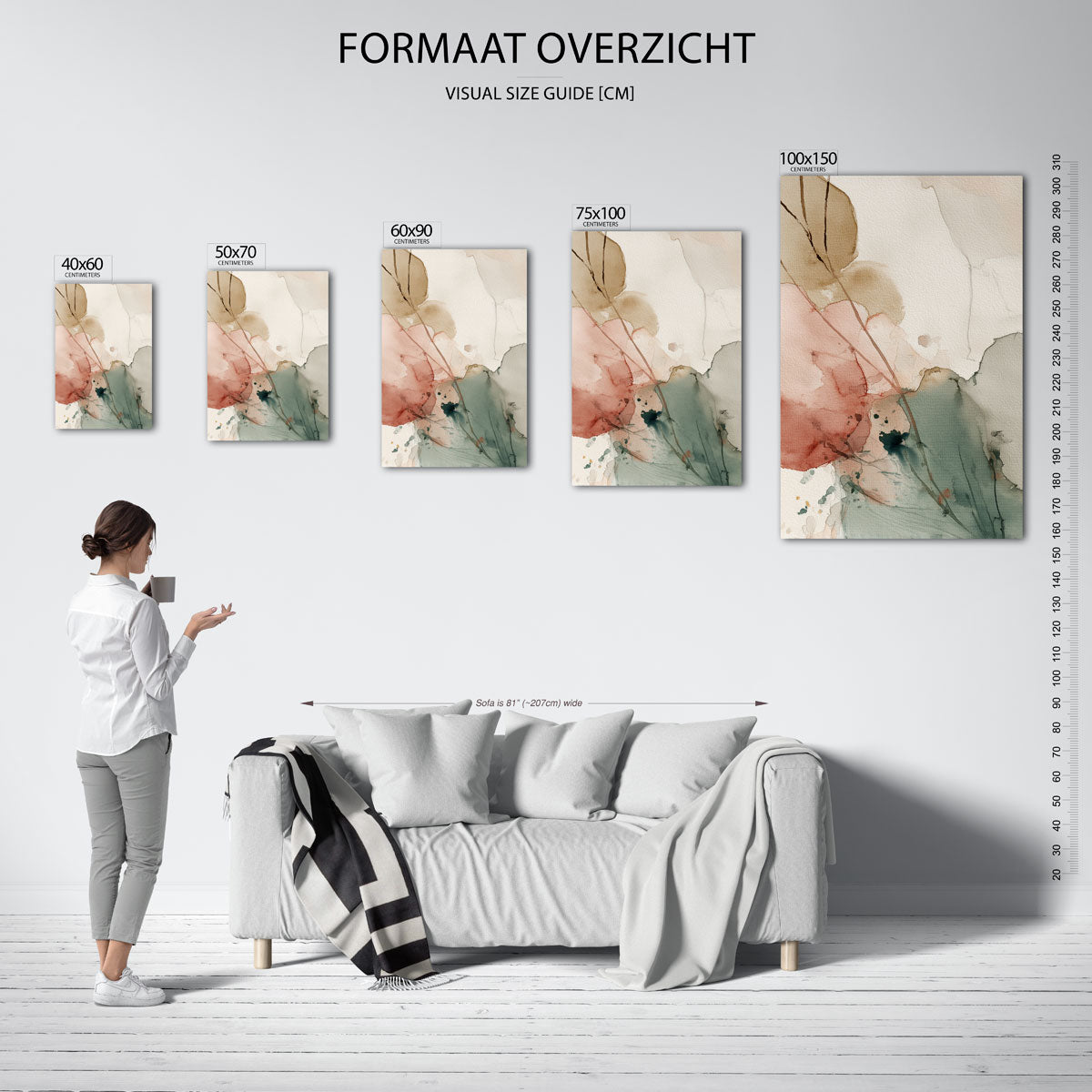 Organische vormen Kunstwerk