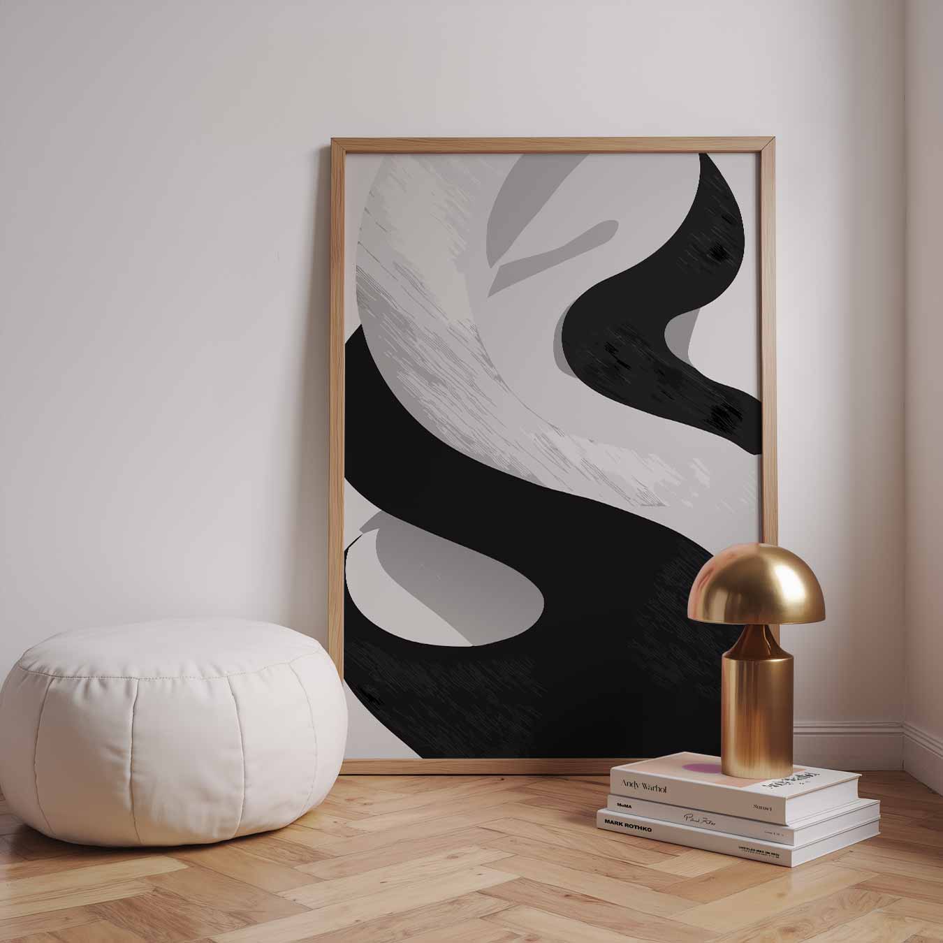 Eigentijdse Grafische Statements Poster-WallArtistic
