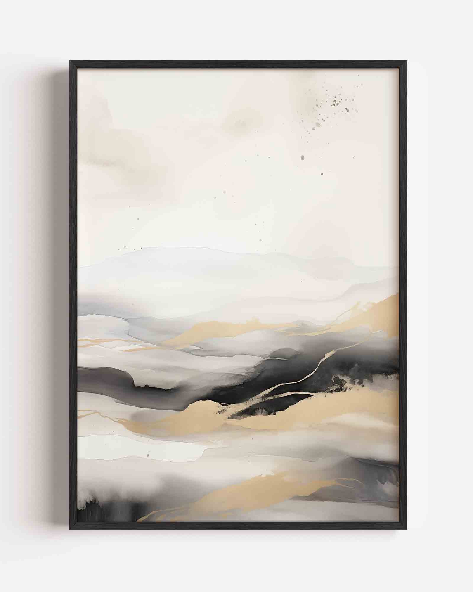 Abstracte landschappen Poster