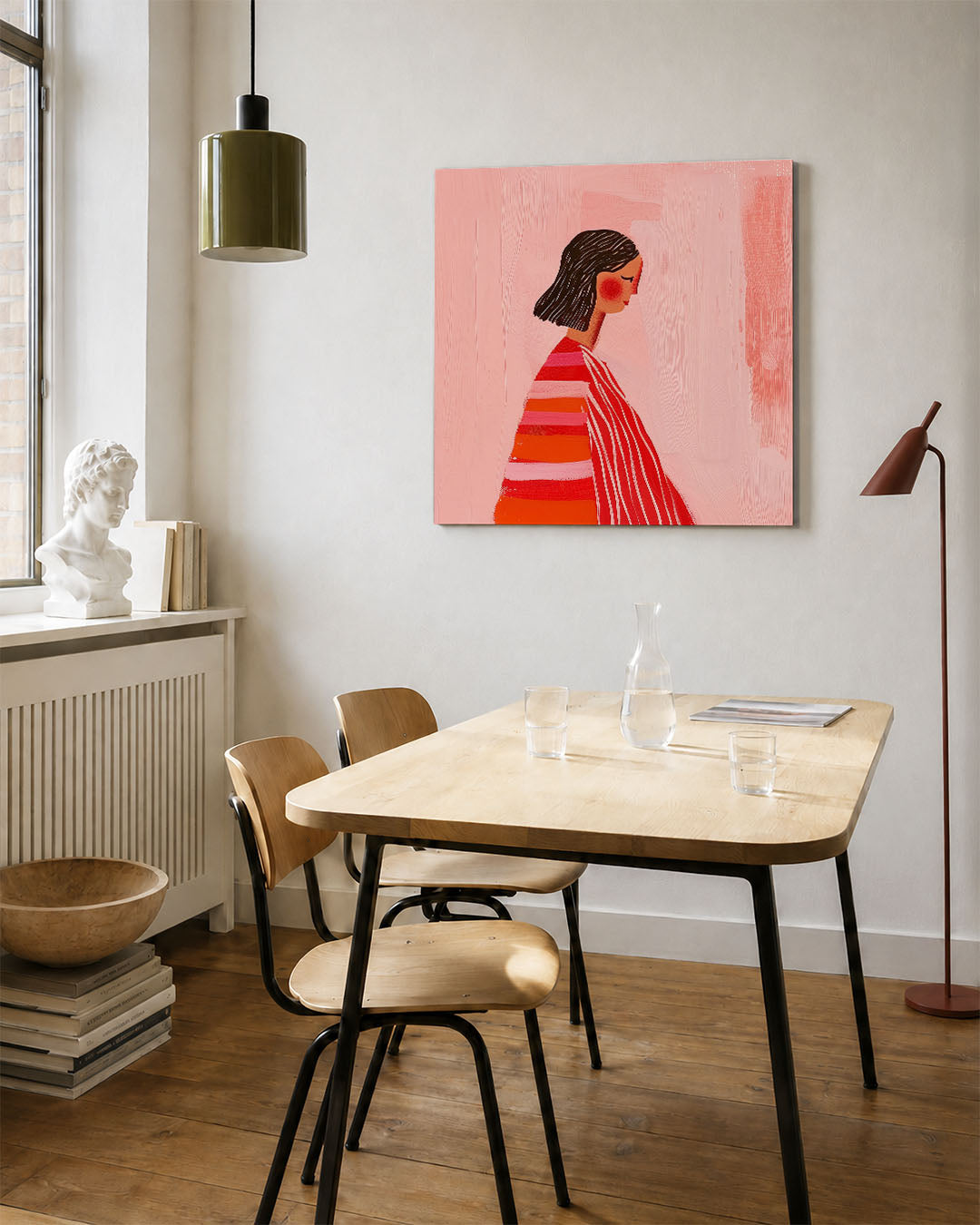 Gestileerd portret Kunstwerk