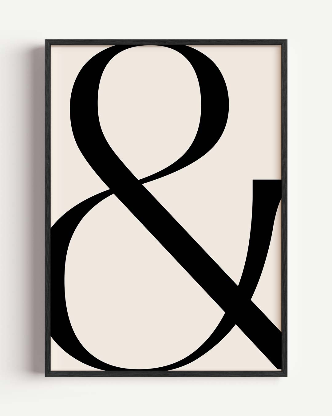 Stijlvolle Ampersand Poster-WallArtistic