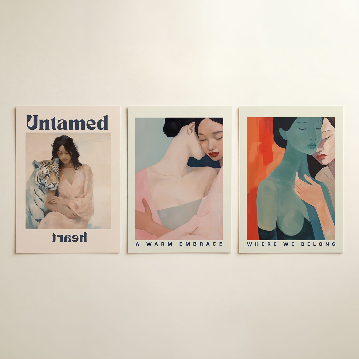Dierlijke harmonie Posterset