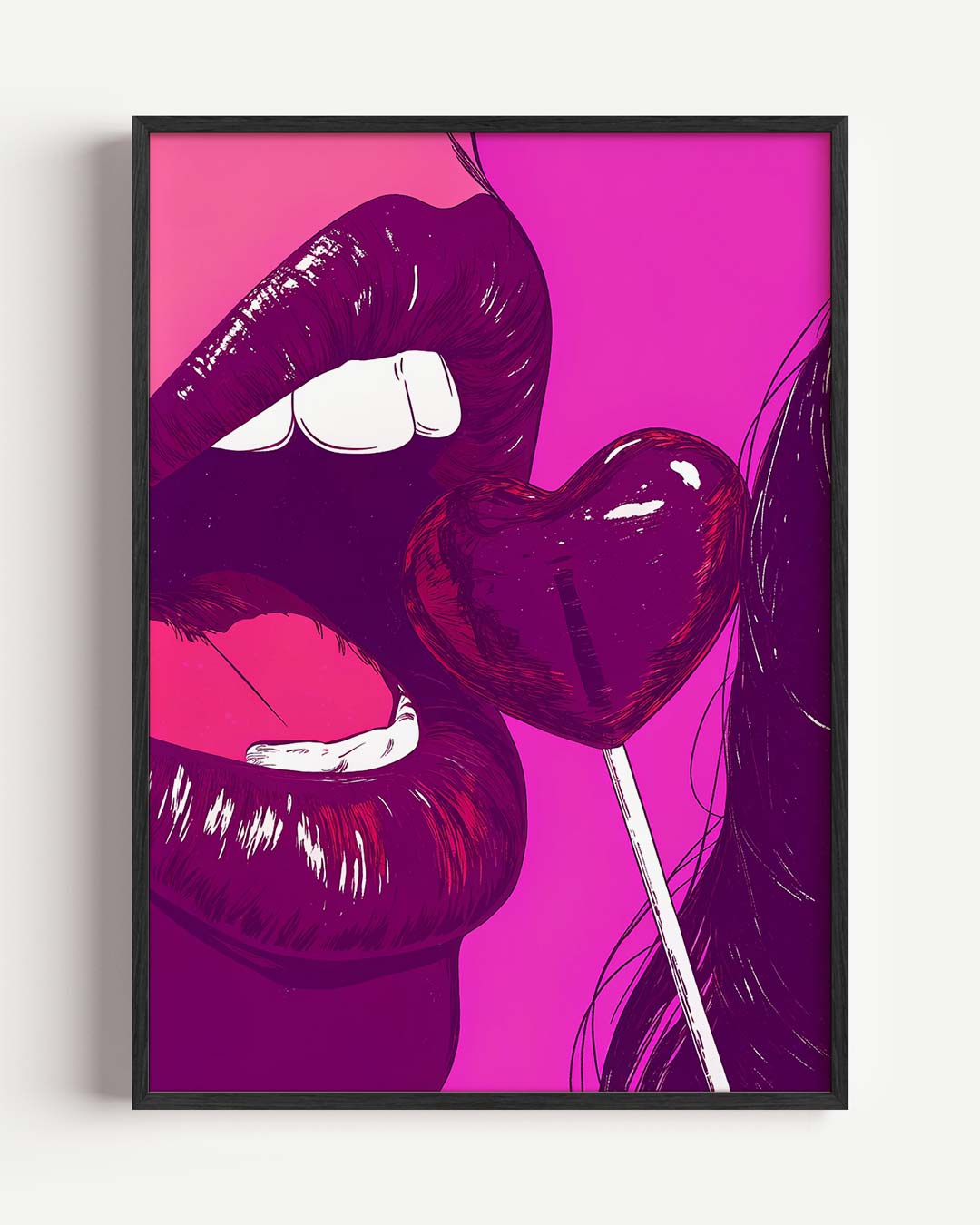 Liefdevolle Lollipop Luxe Poster-WallArtistic