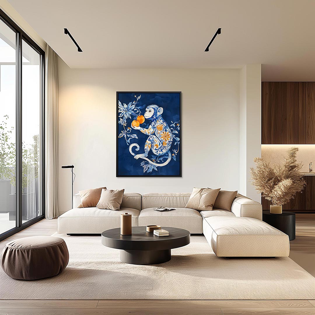 Dromerige aap Kunstwerk