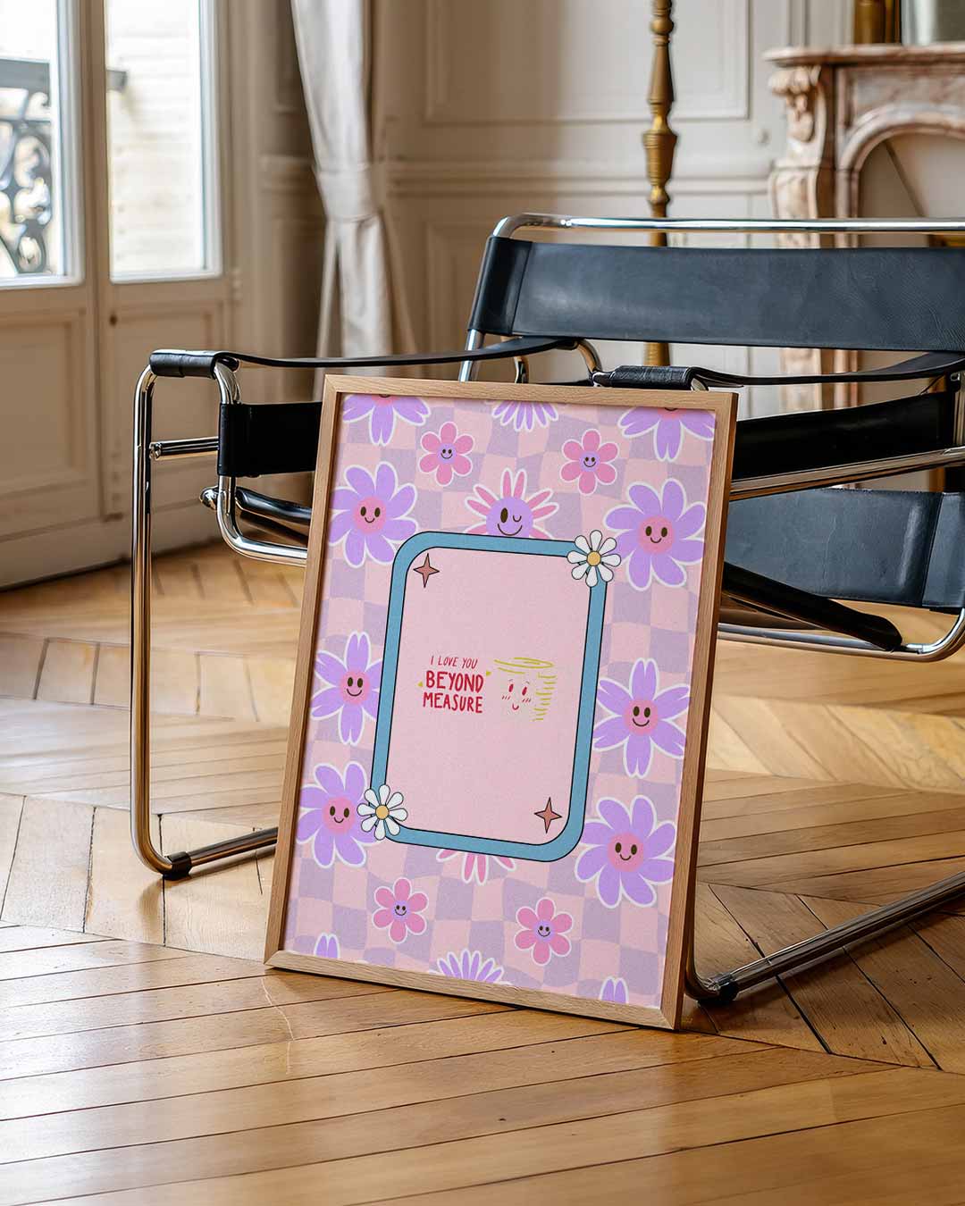 Liefdevolle Bloemen Poster-WallArtistic