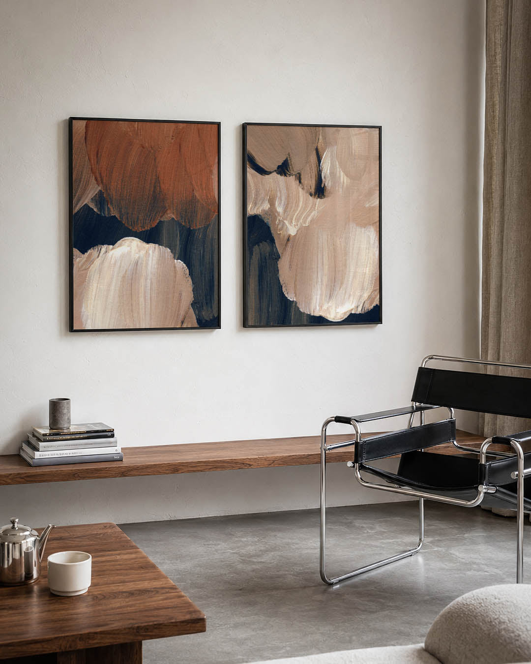 Kleurvlakken en ritme Posterset