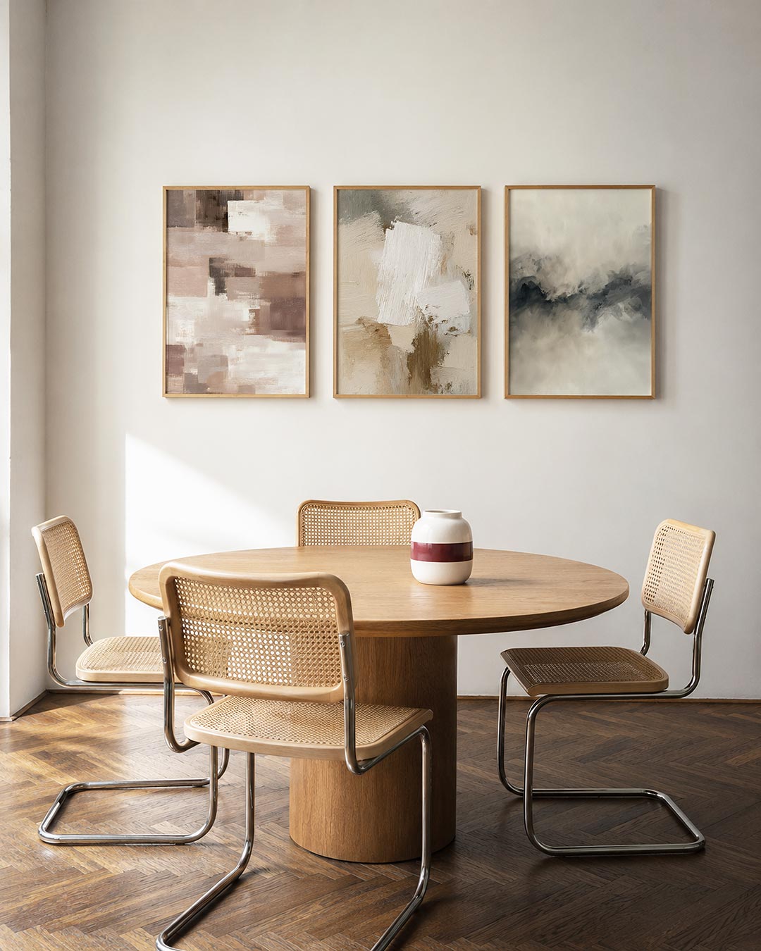Zachte kleurvlakken Posterset