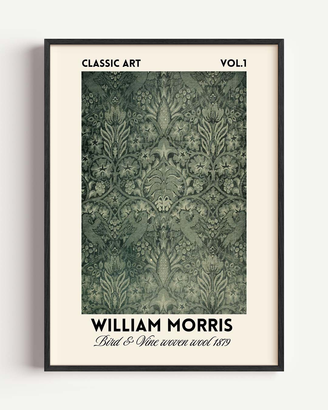 William Morris Bird & Vine Woven 1879 Poster-WallArtistic