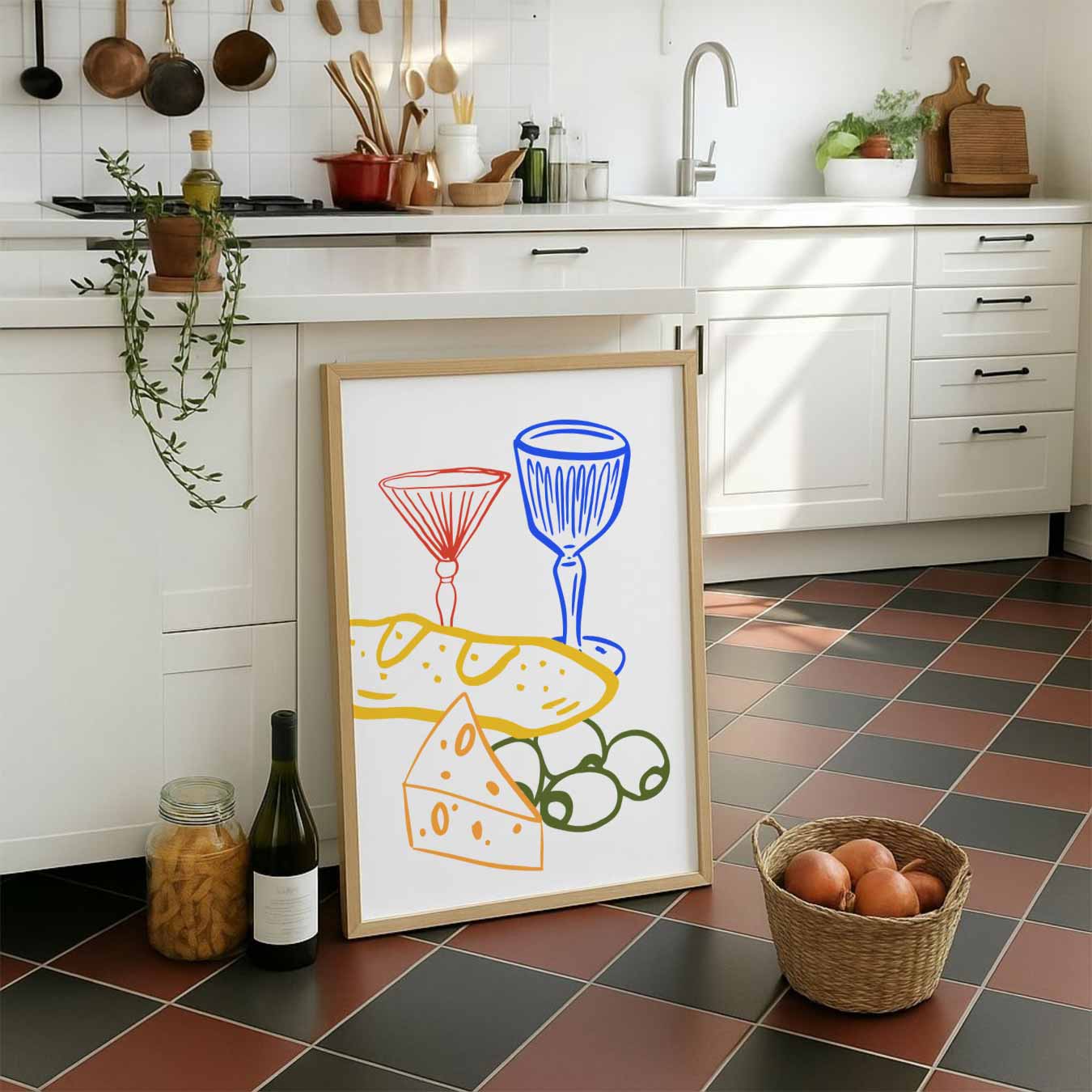 Gezellige Borrelavond Poster-WallArtistic