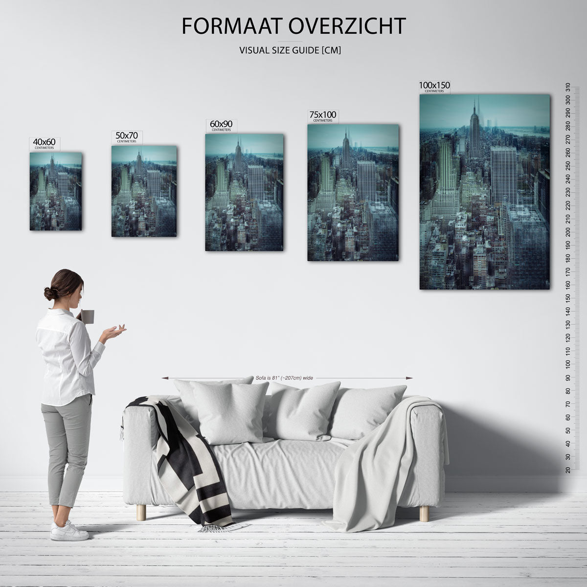 Stedelijke lagen Kunstwerk