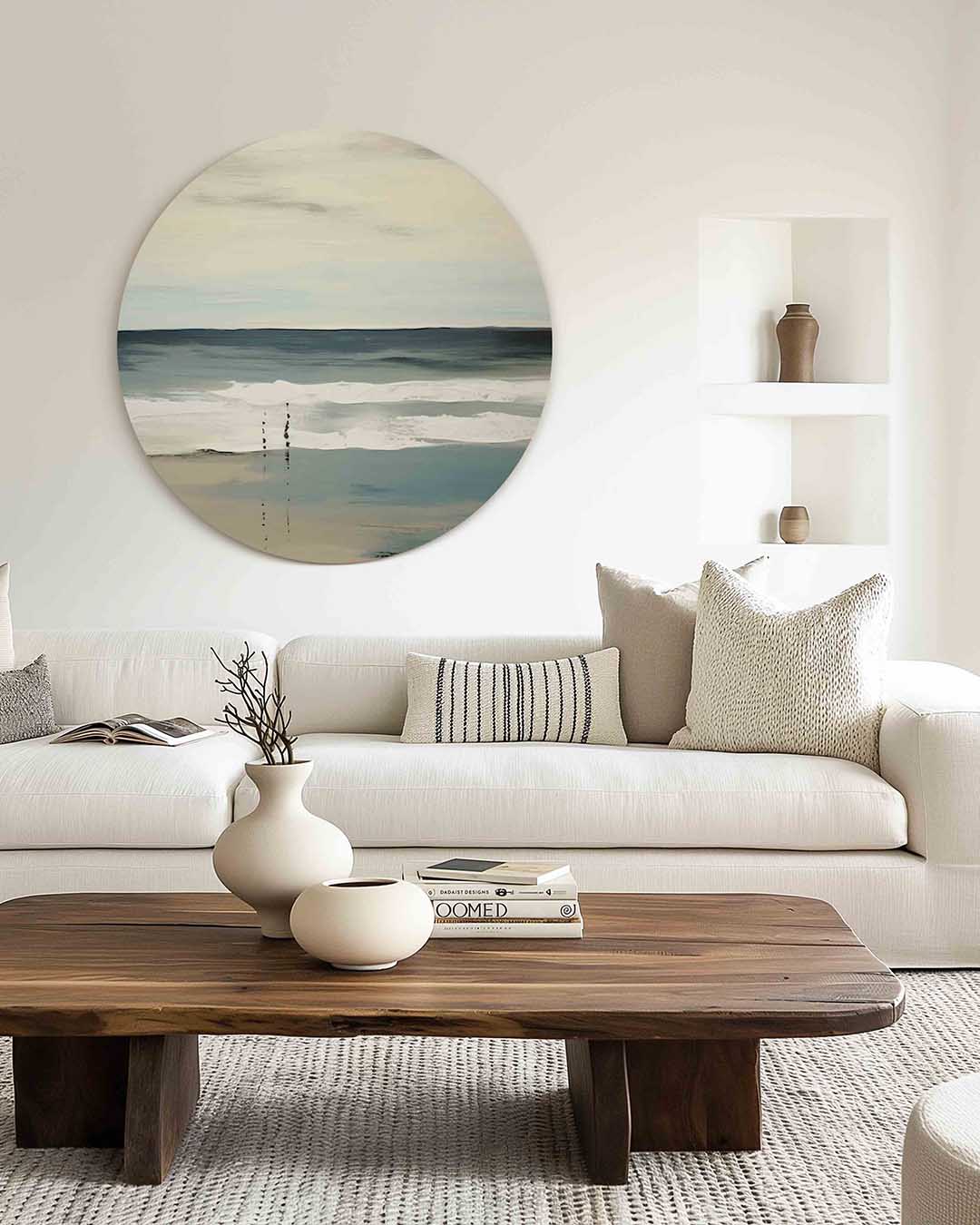 Strand en zee Muurcirkel