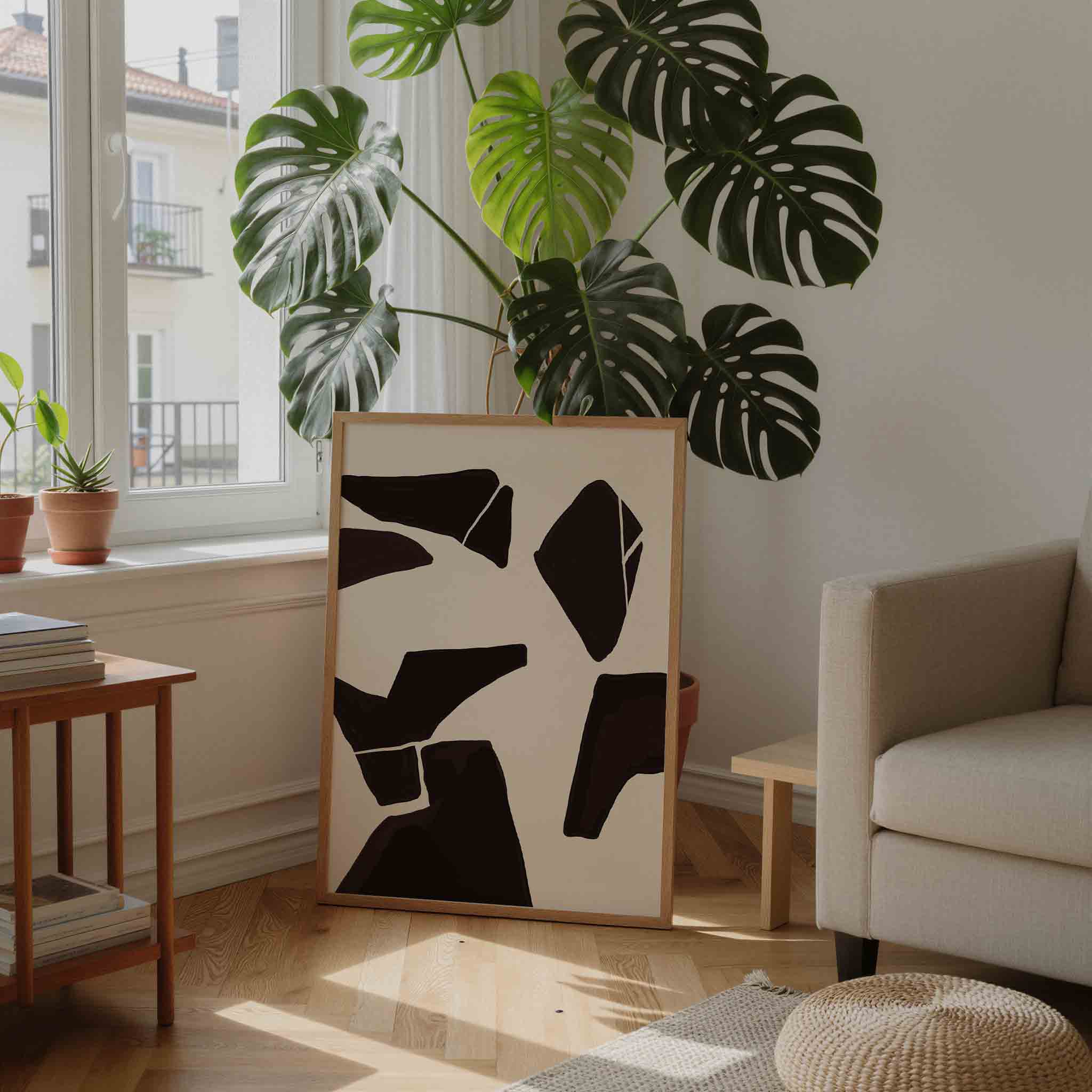 Abstracte vormen Poster