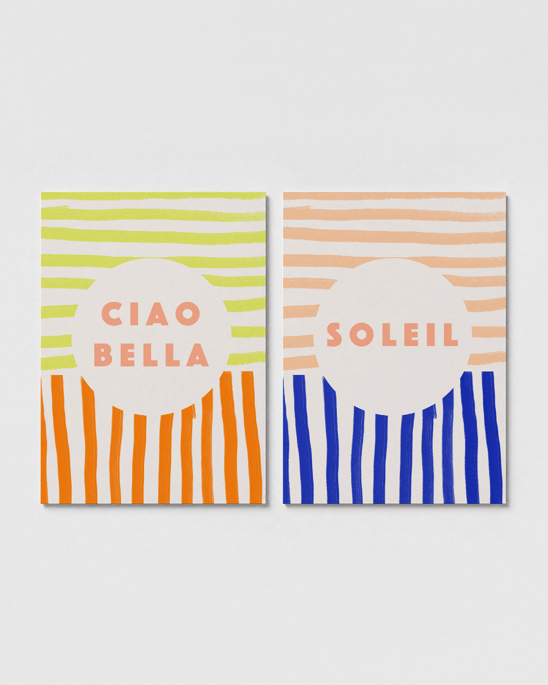 Strepen en cirkel Posterset