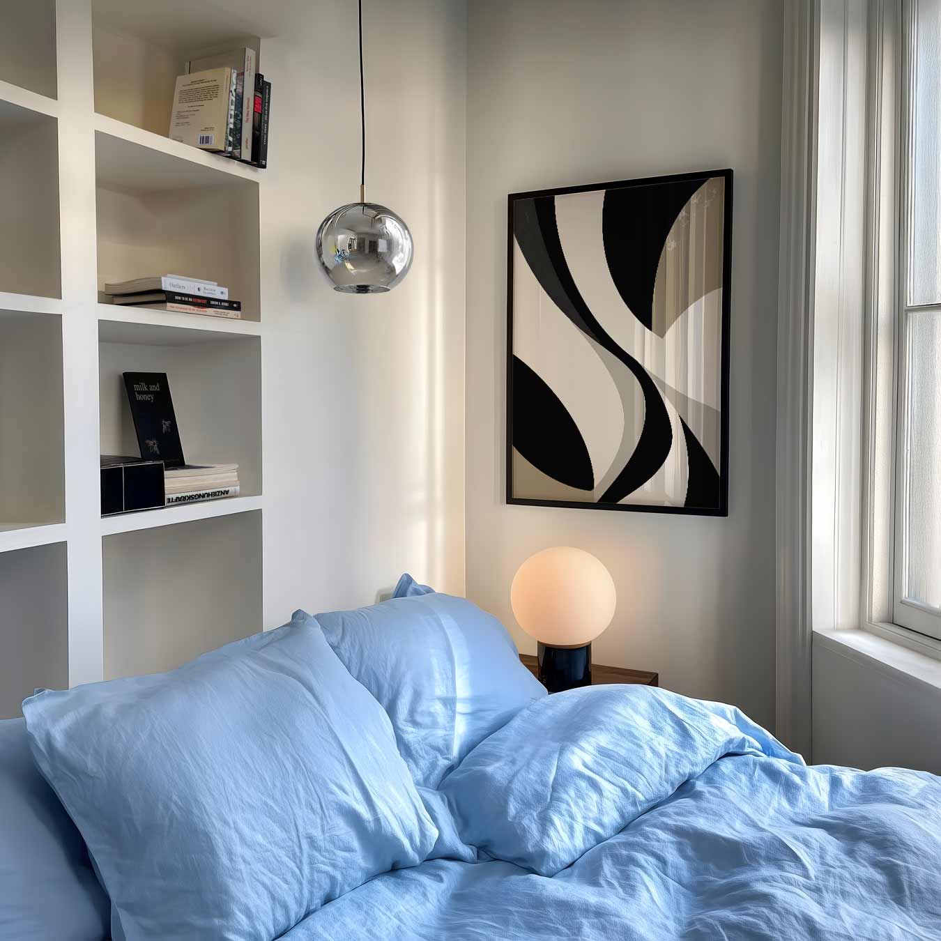 Moderne Abstracte Vormen Poster-WallArtistic