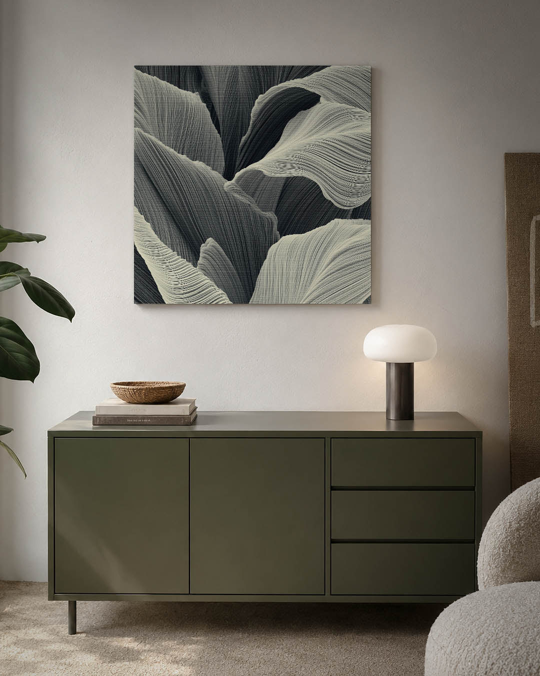 Golvende lijnen Kunstwerk