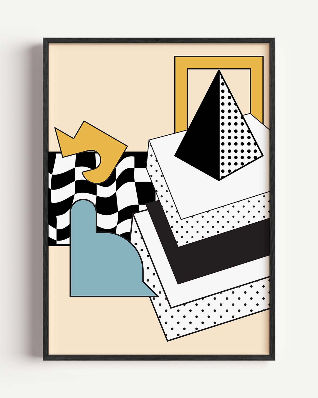 Moderne Geometrische Vormposter-WallArtistic