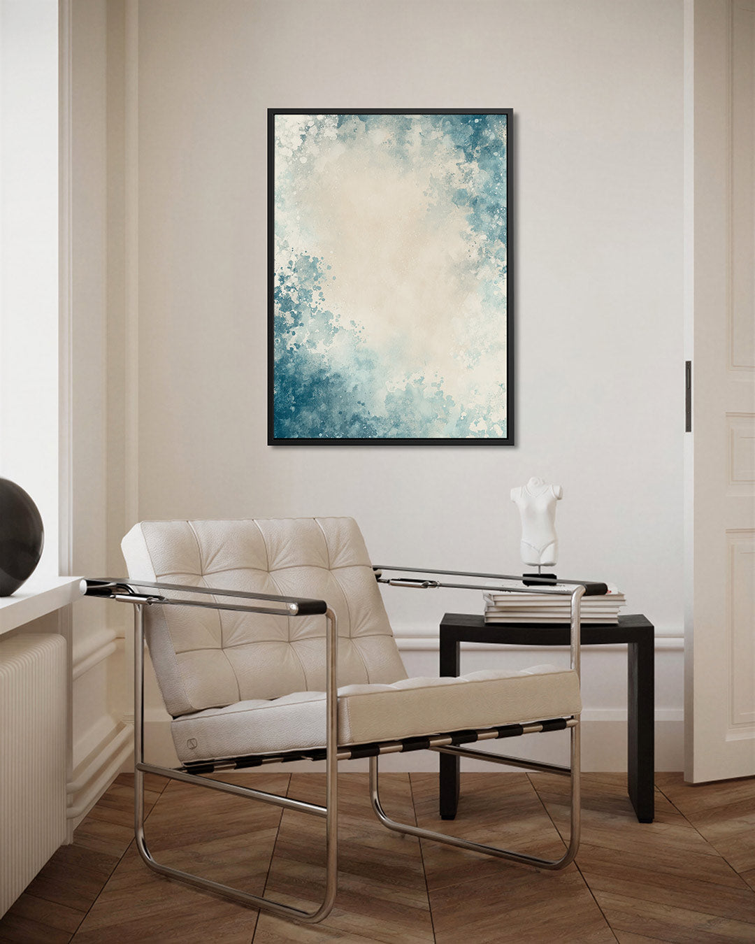 Vervagende kleurenexplosie Kunstwerk